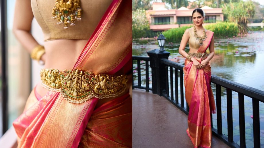 South Divas Keerthy Suresh, Pooja Hegde and Malavika Mohanan Timeless Kanjeevaram Silk Sarees 1