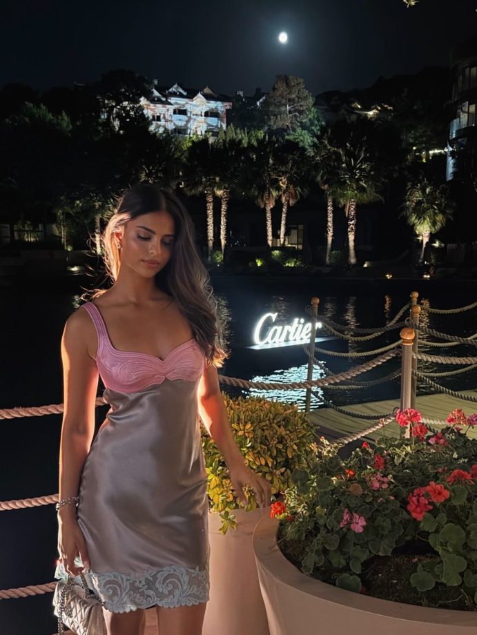 Suhana Khan Serves Pure Luxury In Structured Satin Corset Gown & Slip Dress: Check Her Both Looks 1
