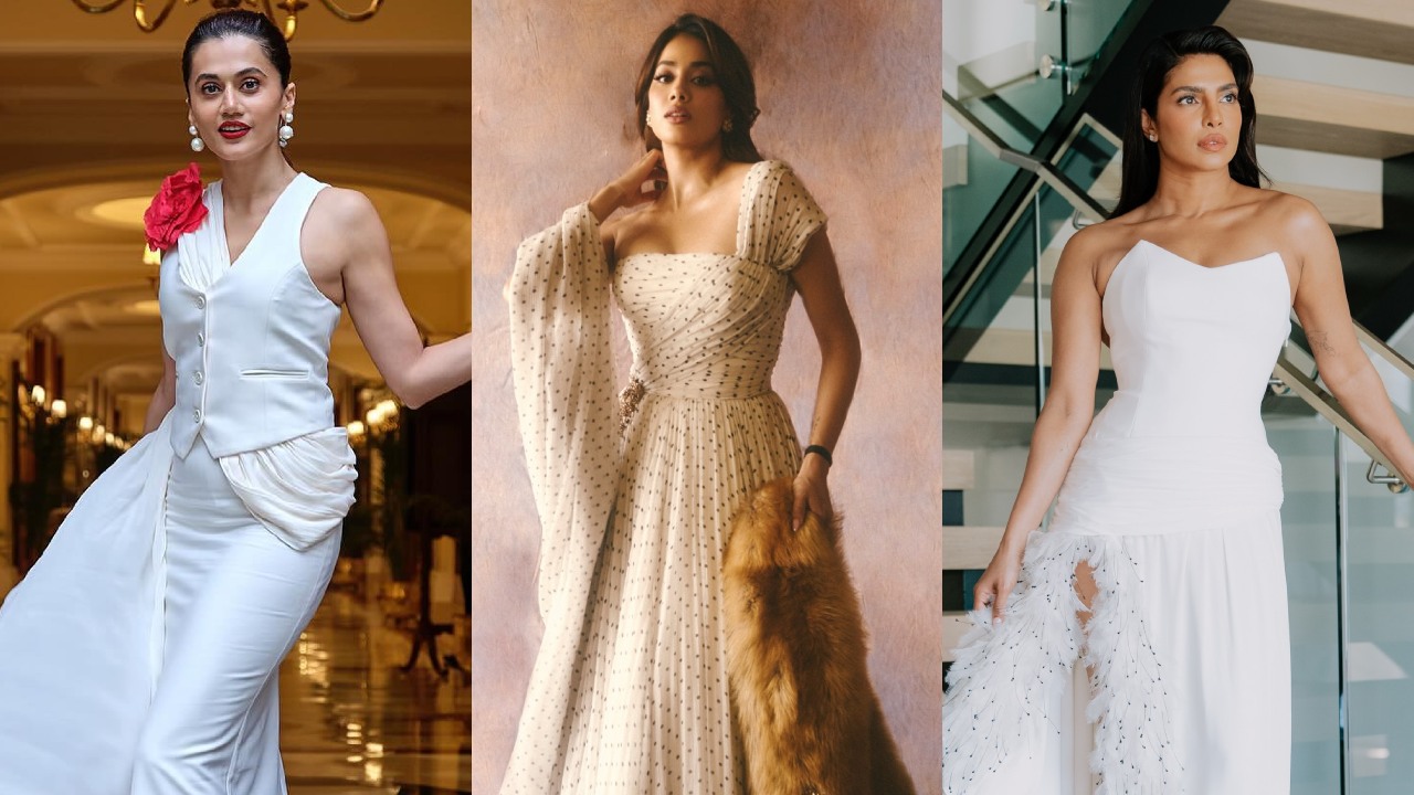 Taapsee Pannu, Janhvi Kapoor, Priyanka Chopra Own All-White Glam 1