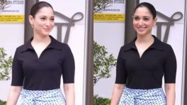 Tamannaah Bhatia’s Parisian Glam in Polka Dots and Fine Jewelry