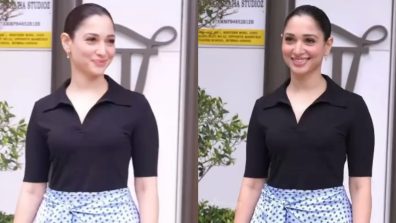 Tamannaah Bhatia’s Parisian Glam in Polka Dots and Fine Jewelry