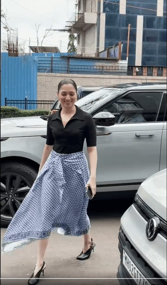 Tamannaah Bhatia’s Parisian Glam in Polka Dots and Fine Jewelry 1