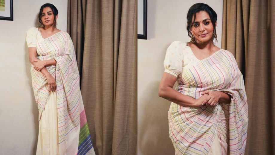 White Saree for Onam: Parvathy Thiruvothu, Samyuktha Menon, Krithi Shetty’s Festive Style 1