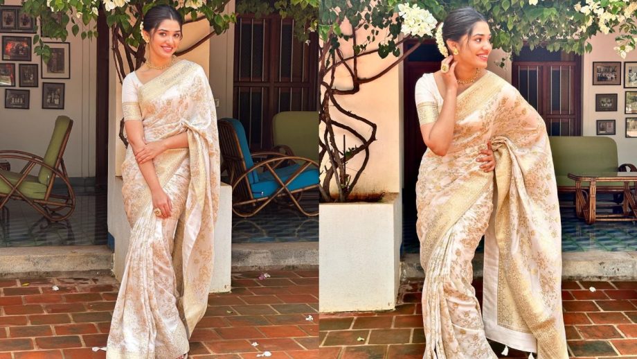White Saree for Onam: Parvathy Thiruvothu, Samyuktha Menon, Krithi Shetty’s Festive Style 1