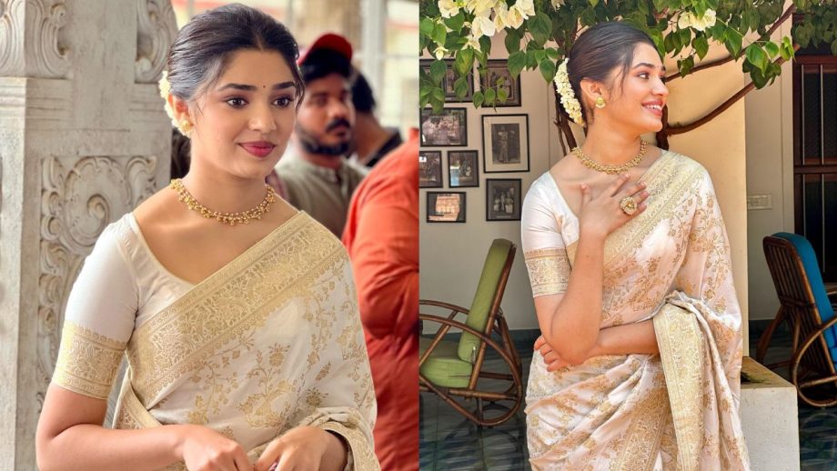 White Saree for Onam: Parvathy Thiruvothu, Samyuktha Menon, Krithi Shetty’s Festive Style 1
