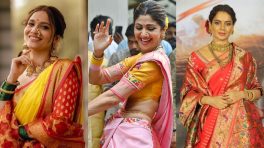 5 Nauvari Saree Looks Inspired By Genelia D’Souza, Alia Bhatt, Kangana Ranaut and More Bollywood Actresses For Ganesh Puja