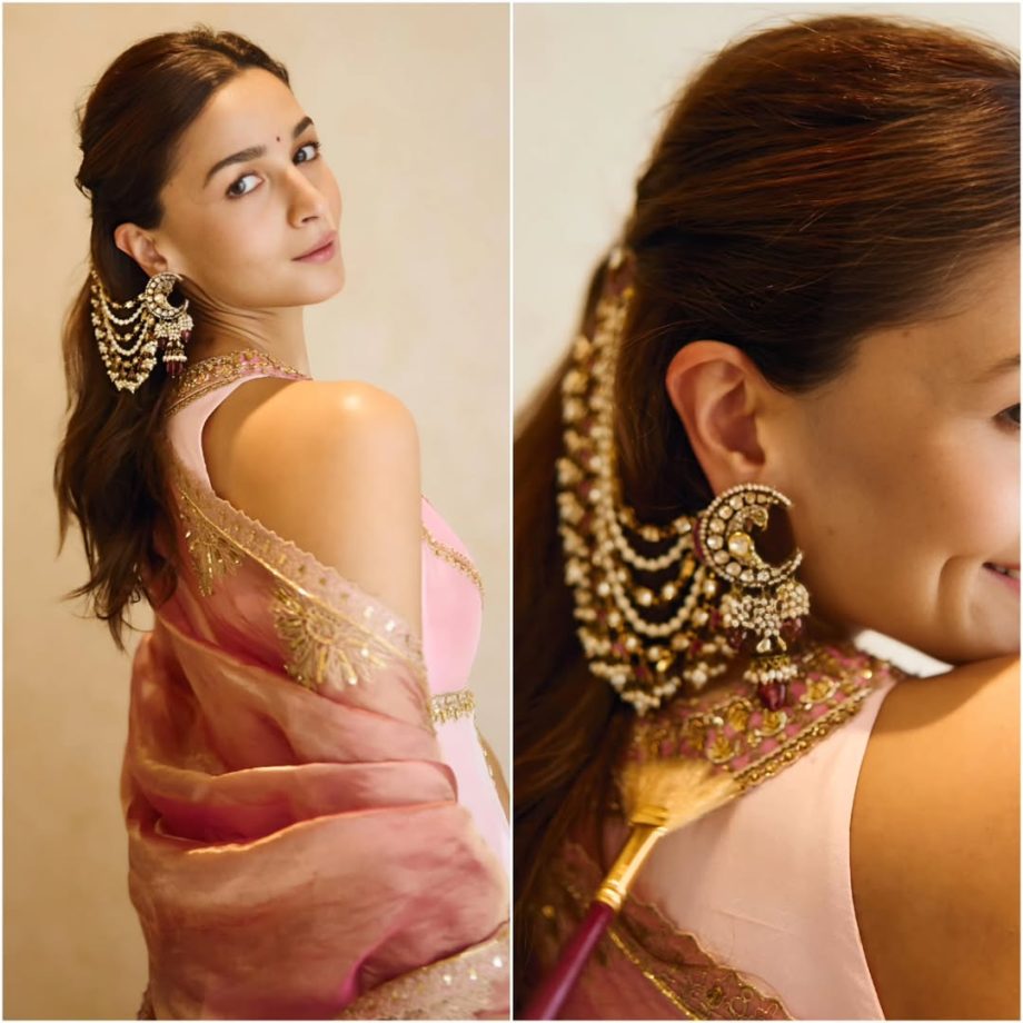 Alia Bhatt Makes A Pretty Statement In A House Of Masaba Pink Kurta Set 1