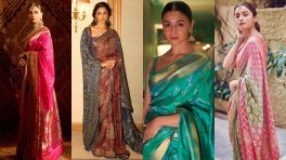Alia Bhatt’s Handloom Saree Collection Is Perfect For Ganpati Puja, From Ajrakh To Bandhej And Banarasi