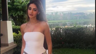 Ananya Panday Brings Playful Glam to the Fore in a Spicy Mirchi-Print Mini Skirt