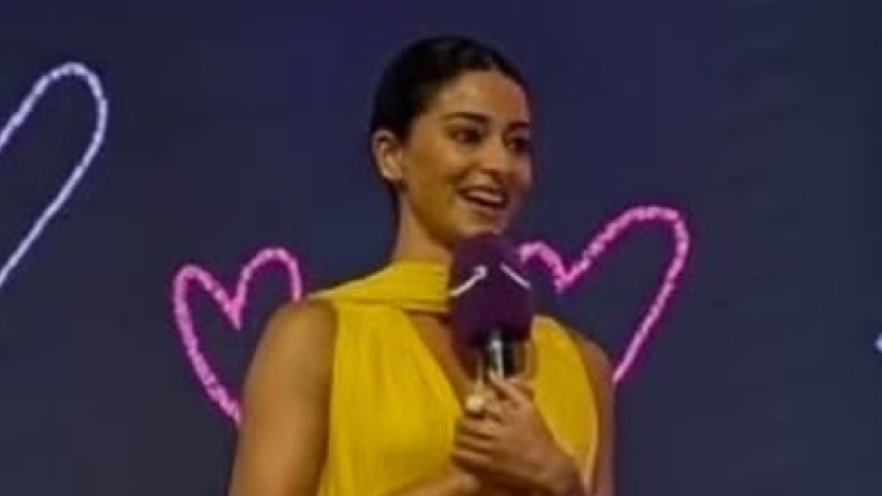 Ananya Panday’s Yellow Elie Saab Mini Dress At Prime Video’s Obsessed Retreat 1