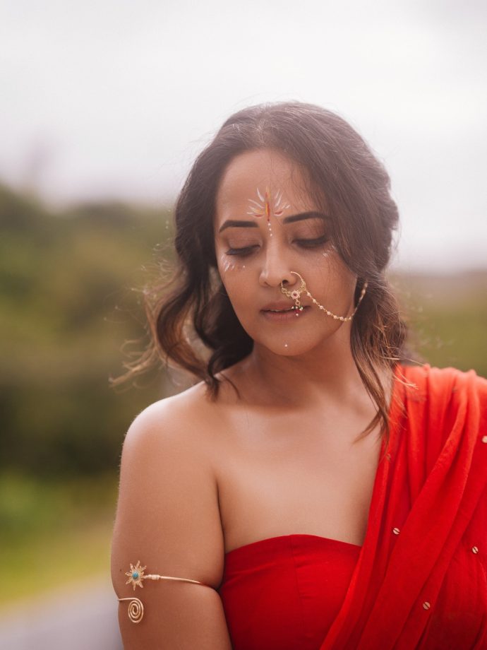 Anasuya Bharadwaj Janmashtami Look: Actress Channels Radha-Inspired Traditional Glam 1