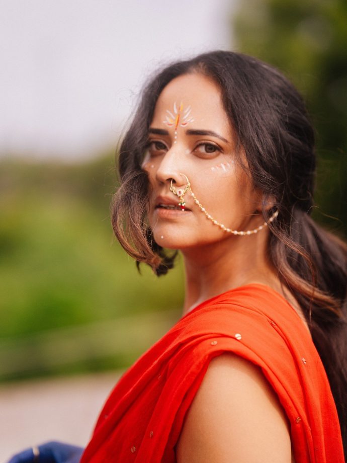 Anasuya Bharadwaj Janmashtami Look: Actress Channels Radha-Inspired Traditional Glam 1