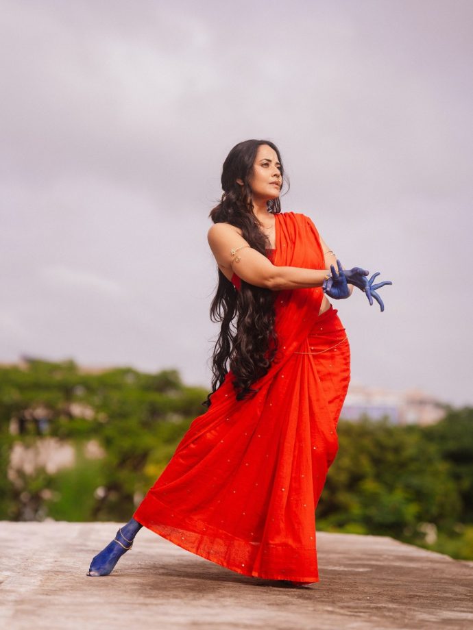 Anasuya Bharadwaj Janmashtami Look: Actress Channels Radha-Inspired Traditional Glam 1