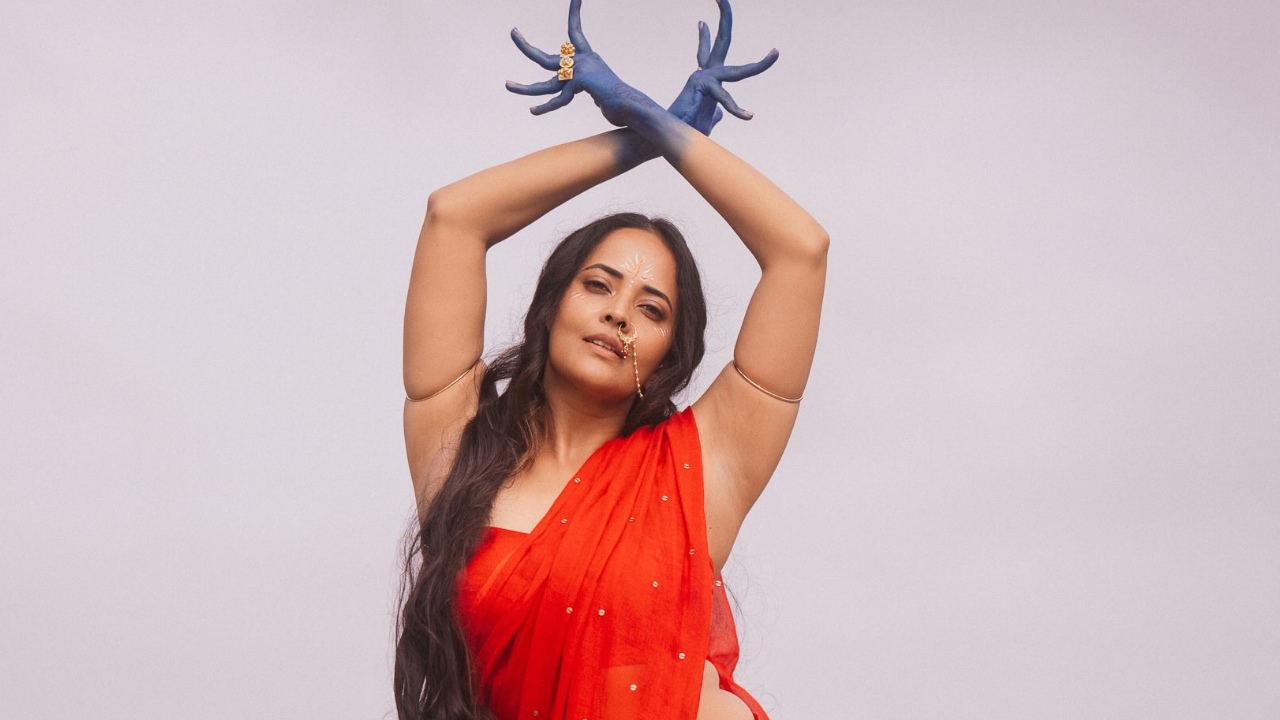 Anasuya Bharadwaj Janmashtami Look: Actress Channels Radha-Inspired Traditional Glam 1