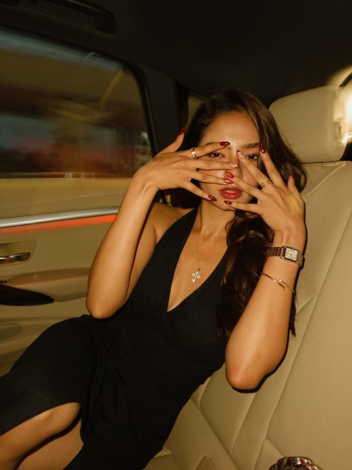 Anushka Sen Owns The Night In A Jaw-Dropping Black Halter Dress 1