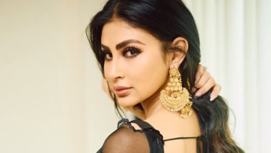 Mouni Roy Black Saree Look Makes Sheer Glamour The Main Character