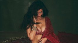 Disha Patani Looks Smoking Hot In Red Lehenga