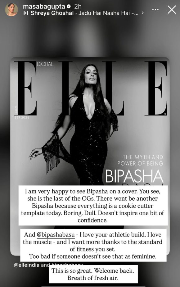 Bipasha Basu Gets Masaba Gupta’s Biggest Praise, But Why Is Mrunal Thakur Being Mentioned? 1