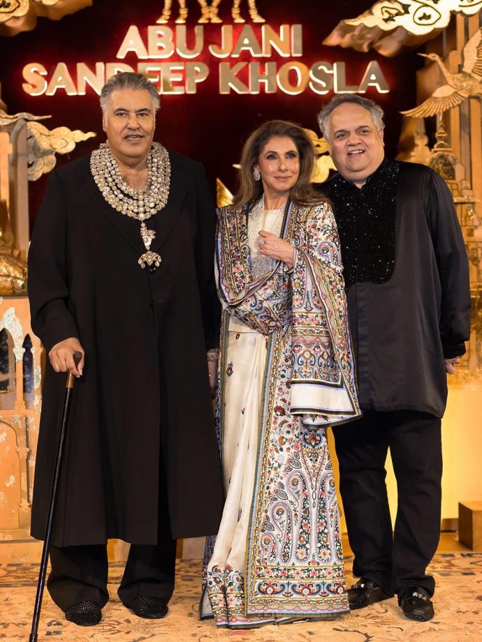 Dimple Kapadia Exudes Timeless Royalty In White At Abu Jani Sandeep Khosla 40th 1