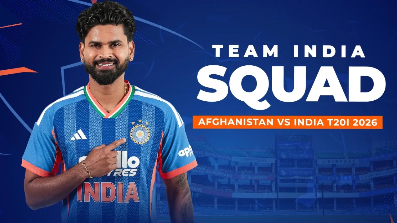 India Squad For Afghanistan T20I Series Announced: Shreyas Iyer To Lead Team India 1
