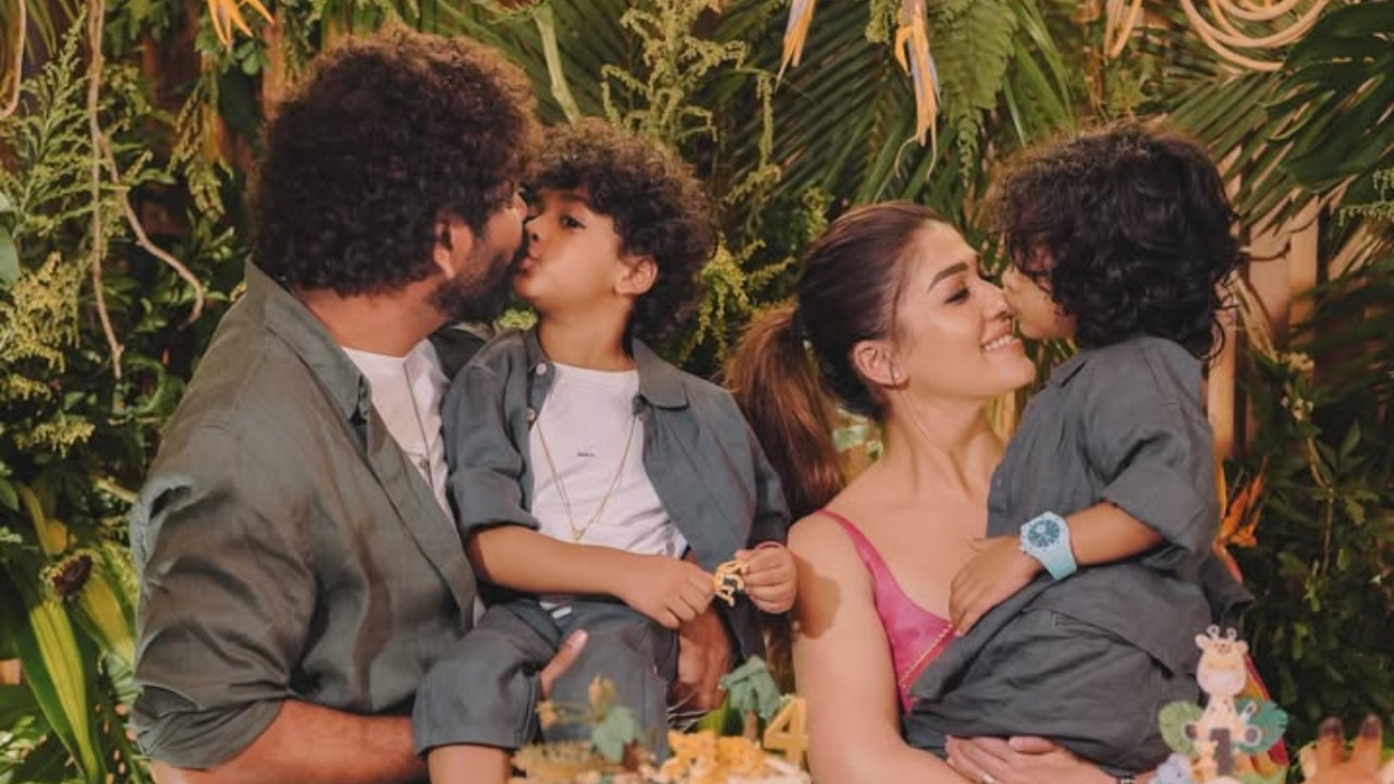 Inside Nayanthara-Vignesh Shivan's Twins Uyir-Ulag's 4th Birthday: Jungle Theme To Cute Kisses 1