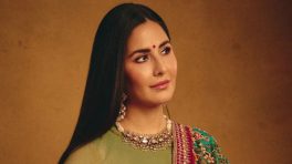 Katrina Kaif Ganpati Look: Green Anarkali, Multicolored Dupatta