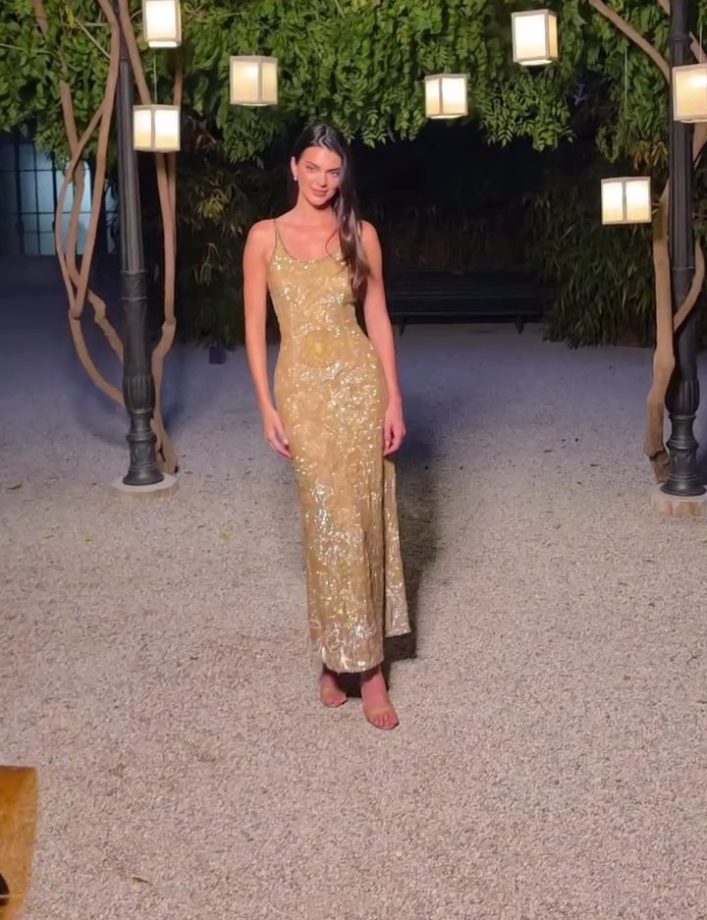 Kendall Jenner Venice Film Festival Looks: Silver And Golden Gowns Serve Glamour 1