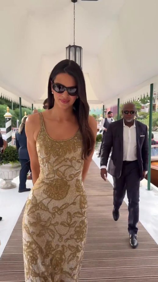 Kendall Jenner Venice Film Festival Looks: Silver And Golden Gowns Serve Glamour 1