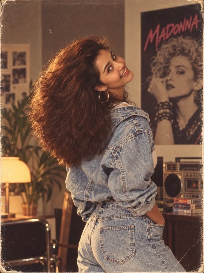 Malayalam Celebrities Nail The 80s Look With AI: Anupama Parameswaran, Sneha, Meena And More Join Retro Trend 1