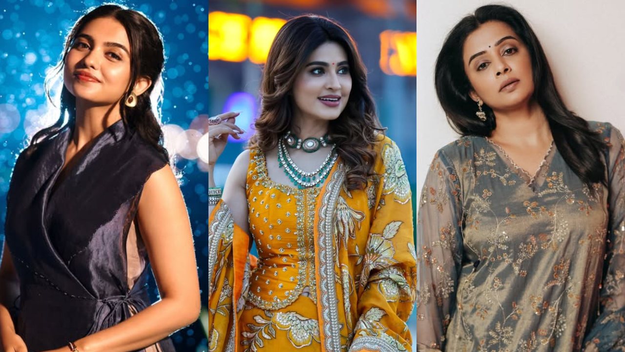Mollywood Actresses Mamitha Baiju, Priyamani Raj & Sneha Serve Three Distinct Fashion Looks 1