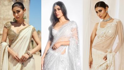 Mouni Roy White Saree Collection: 5 Looks Epitomizing Pure Grace And Timeless Elegance