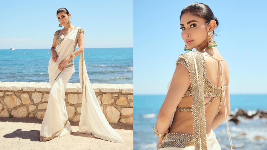 Mouni Roy White Saree Collection: 5 Looks Epitomizing Pure Grace And Timeless Elegance 1