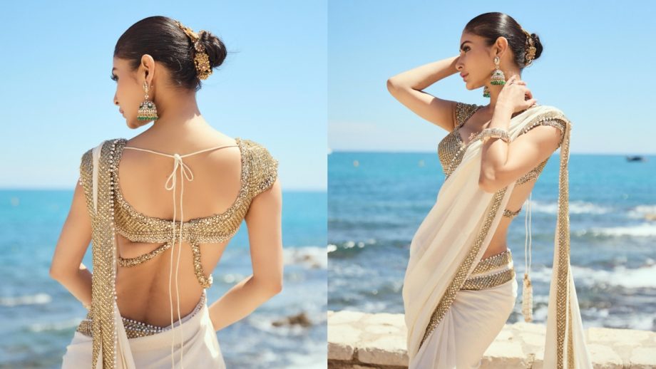 Mouni Roy White Saree Collection: 5 Looks Epitomizing Pure Grace And Timeless Elegance 1