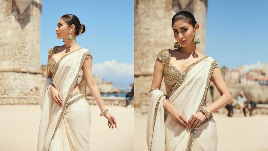 Mouni Roy White Saree Collection: 5 Looks Epitomizing Pure Grace And Timeless Elegance 1