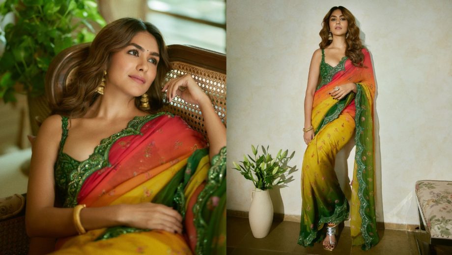 Mrunal Thakur Sarees For Ganpati Puja: 4 Traditional Looks To Bookmark For The Festive Season 1