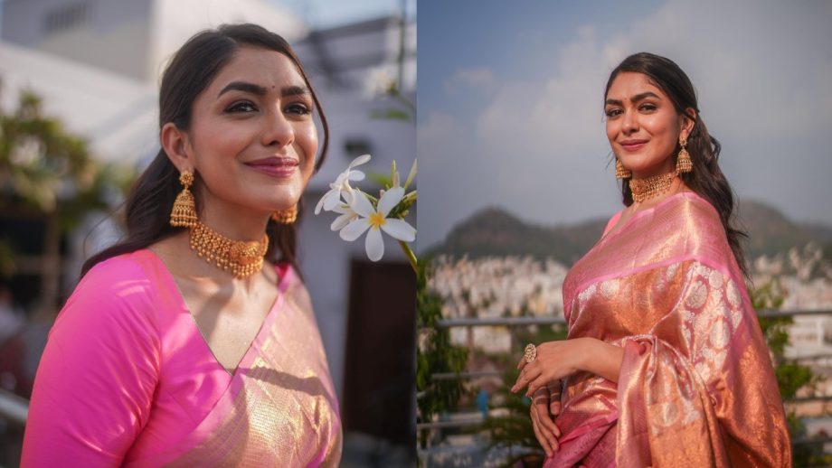 Mrunal Thakur Sarees For Ganpati Puja: 4 Traditional Looks To Bookmark For The Festive Season 1