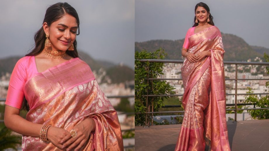 Mrunal Thakur Sarees For Ganpati Puja: 4 Traditional Looks To Bookmark For The Festive Season 1