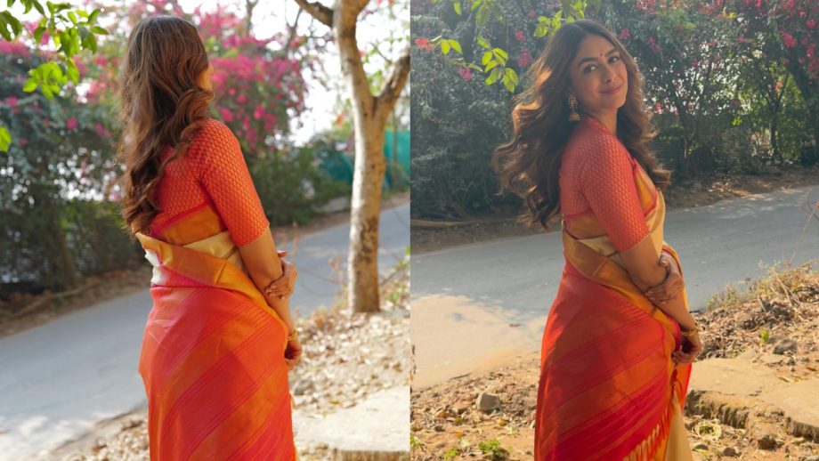 Mrunal Thakur Sarees For Ganpati Puja: 4 Traditional Looks To Bookmark For The Festive Season 1