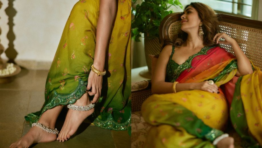 Mrunal Thakur Sarees For Ganpati Puja: 4 Traditional Looks To Bookmark For The Festive Season 1