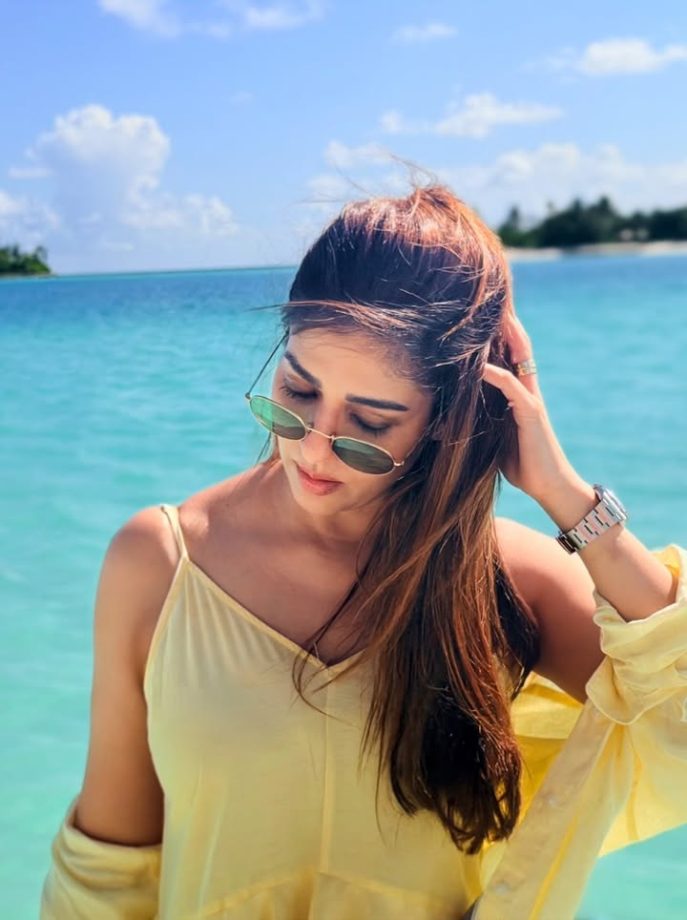 Nayanthara’s Hottest Beach Look: Actress Sizzles In A Dreamy Butter Yellow Dress 1