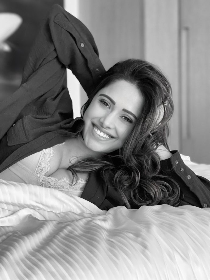 Nushrratt Bharuccha Stuns In A Bold Black-and-White Photoshoot 1