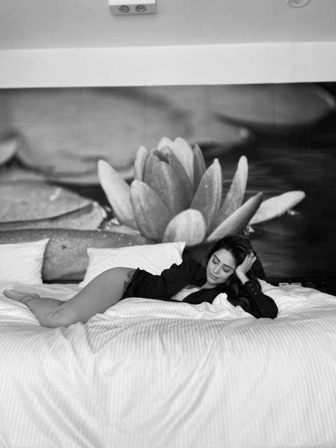Nushrratt Bharuccha Stuns In A Bold Black-and-White Photoshoot 1