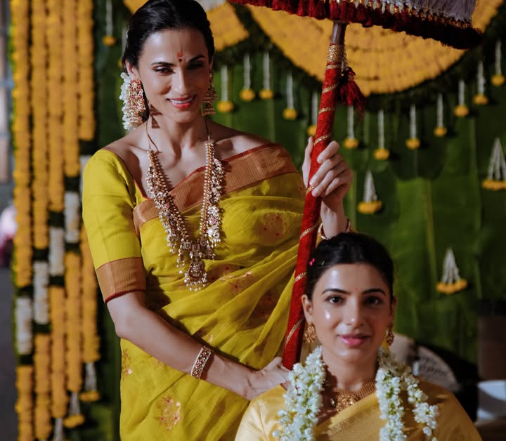 Peek Into Samantha Ruth Prabhu's Baby Shower: Showering Rose Petals, Traditional Rituals To Sacred Chants 1