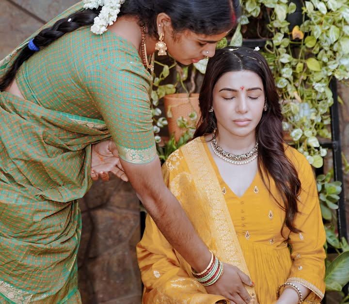 Peek Into Samantha Ruth Prabhu's Baby Shower: Showering Rose Petals, Traditional Rituals To Sacred Chants 1