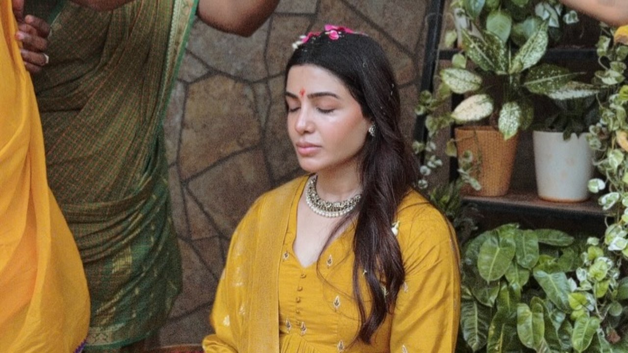 Peek Into Samantha Ruth Prabhu's Baby Shower: Showering Rose Petals, Traditional Rituals To Sacred Chants 1