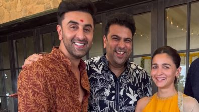 Ranbir Kapoor And Alia Bhatt Family Ganpati Celebration Look Is All About Festive Elegance