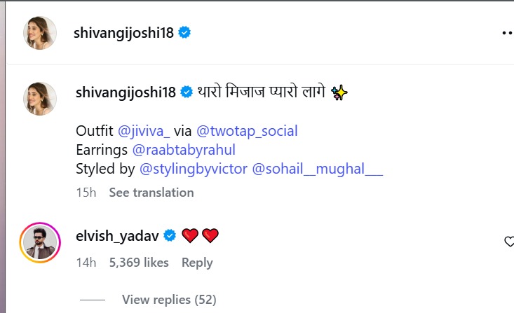 Shivangi Joshi’s Purple Lehenga Look Turns Heads; Elvish Yadav Reacts To Her Latest Pictures 1