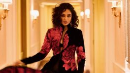 Sobhita Dhulipala’s Black Velvet Rohit Bal Look Is Pure Drama With Red Floral Embroidery