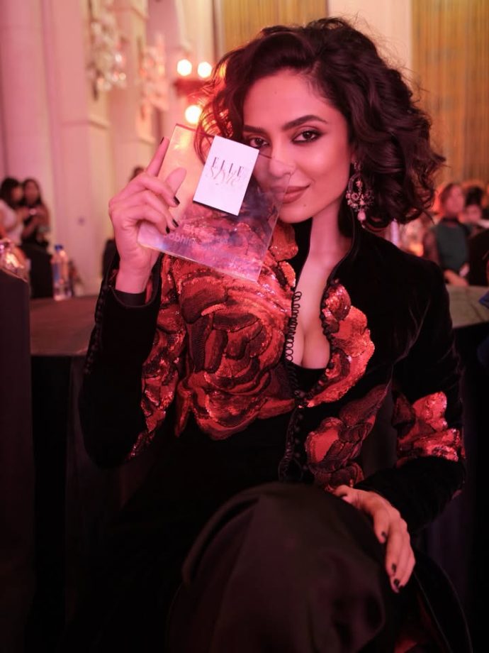 Sobhita Dhulipala’s Black Velvet Rohit Bal Look Is Pure Drama With Red Floral Embroidery 1