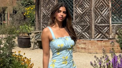 Suhana Khan Serves Dreamy Cottagecore Charm In Blue Bella Dress